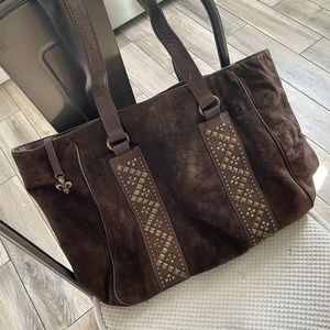 Couture Donald J. Pliner Suede Tote